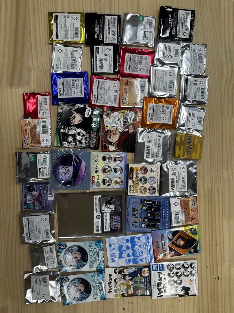 《咒术回战 小排球 柯南》吧唧 光栅卡 原画贴纸 大乱斗