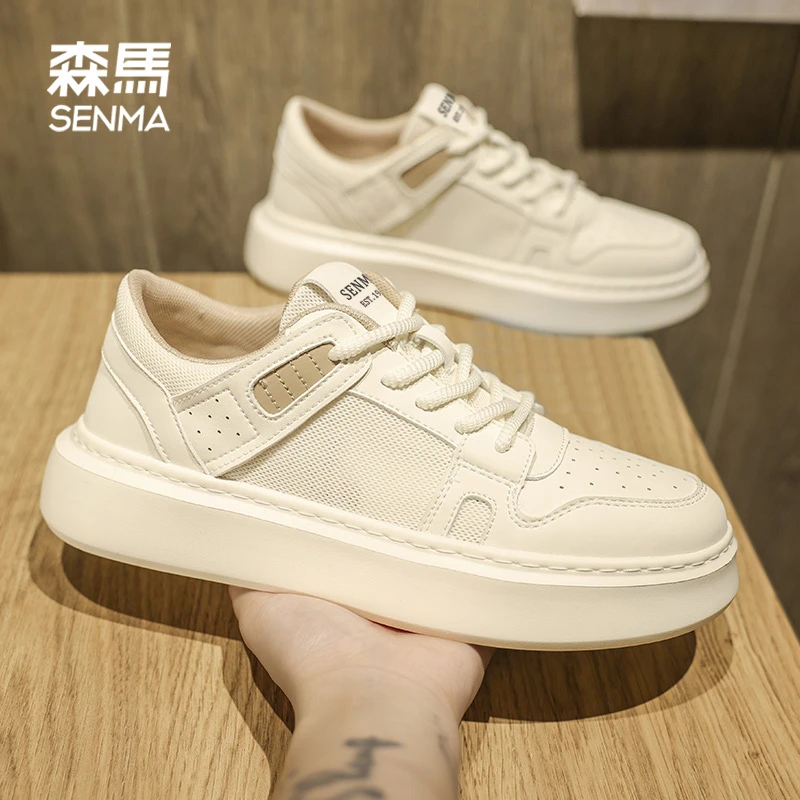 森马男鞋2025年新款高级感厚底百搭板鞋男士夏季运动休闲小白潮鞋