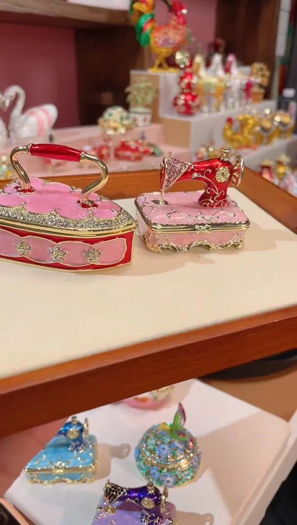 【闪购商品】1七宝烧珐琅首饰盒