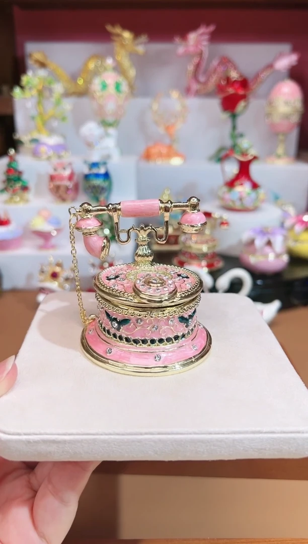 【闪购商品】1七宝烧珐琅首饰盒