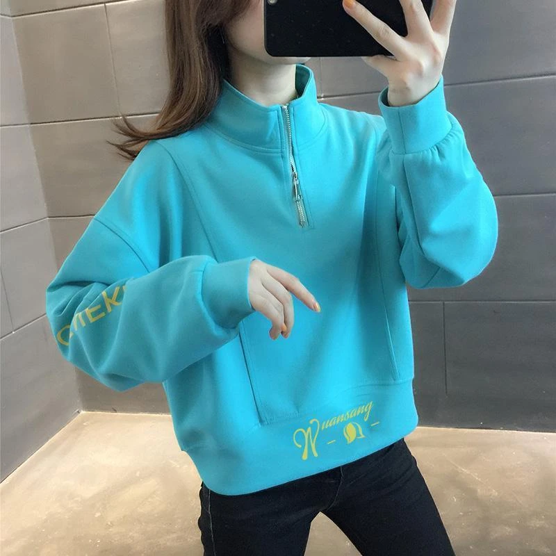 秋冬款短款卫衣女装2025新款洋气减龄秋冬薄款欧货外套小个子上衣