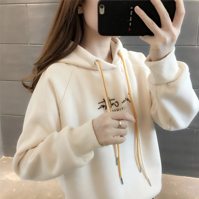 连帽卫衣女宽松2025年新款春装外套减龄上衣韩牌春秋百搭长袖卫衣