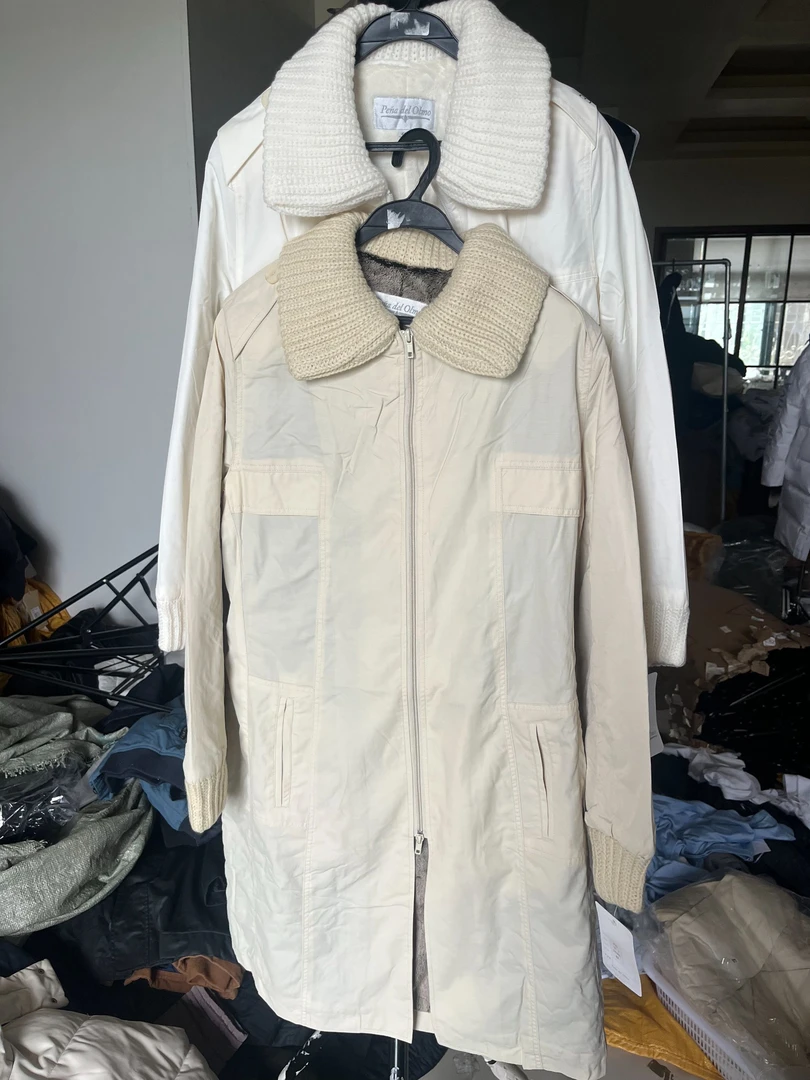 【菲鹏外贸】中长款加绒外套百搭好看