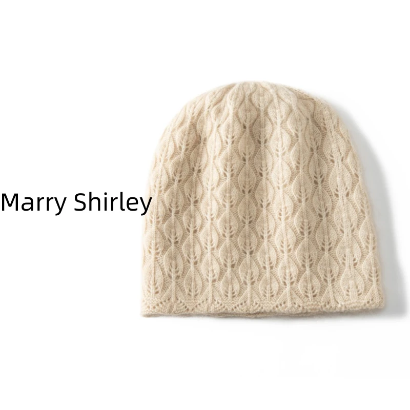 太美啦~一线成型重工100羊绒双层加厚精致百搭不挑人高级帽子