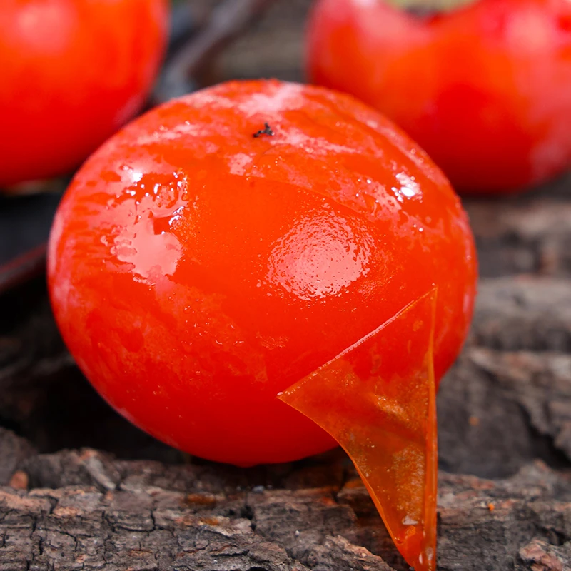 火晶柿子15-30个装新鲜应季水果单果60g+ 放软后食用