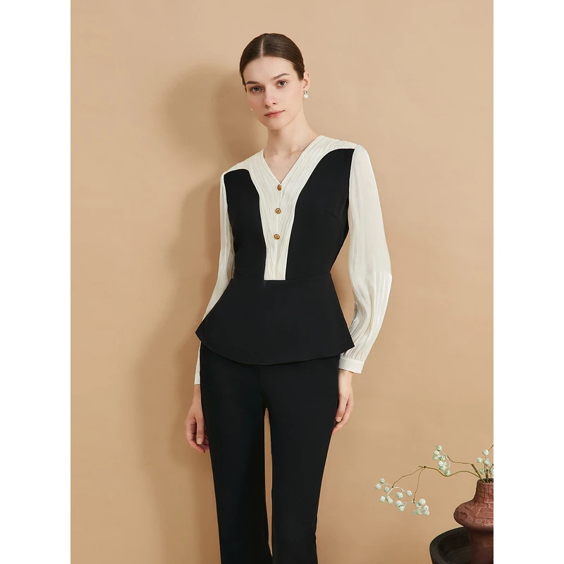 YINER音儿专选秋季法式气质衬衫8C64370051