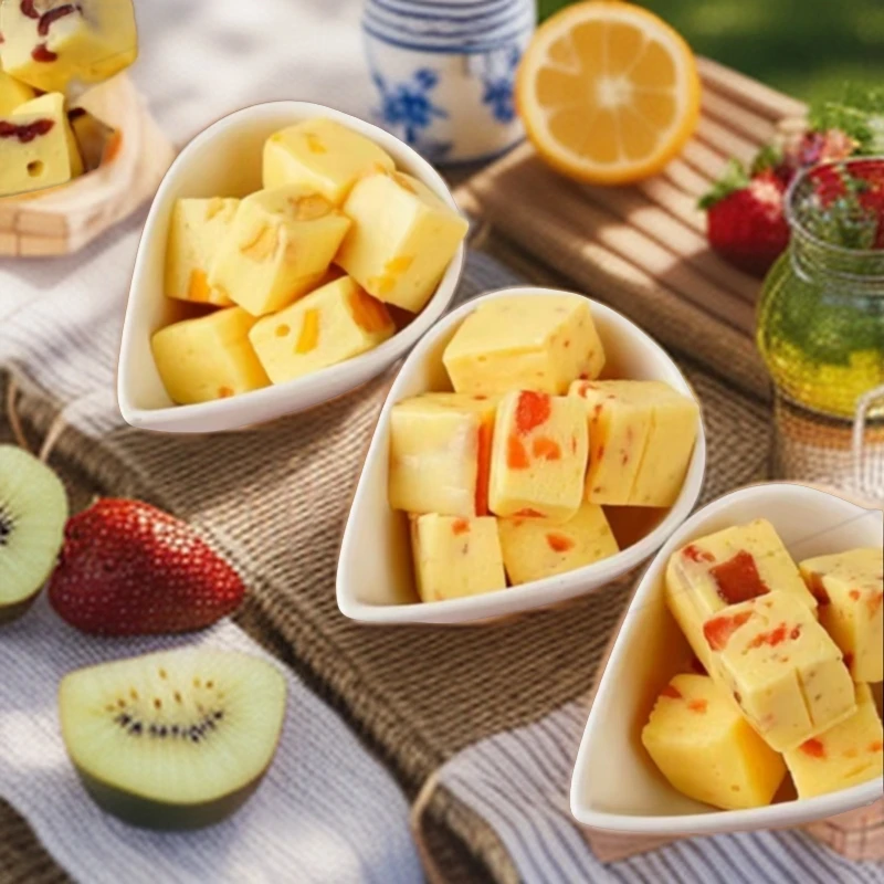 内蒙古鲜奶水果奶块  奶酪