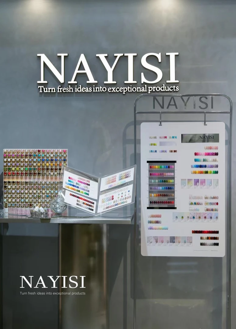 NAYISI娜逸丝180色瓶装甲油胶24年美博会新品流行色 开店套装