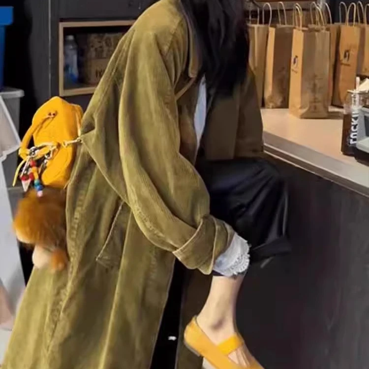 反季呢子大衣女毛呢外套秋冬高级感小个子韩系2024新款加厚中长款