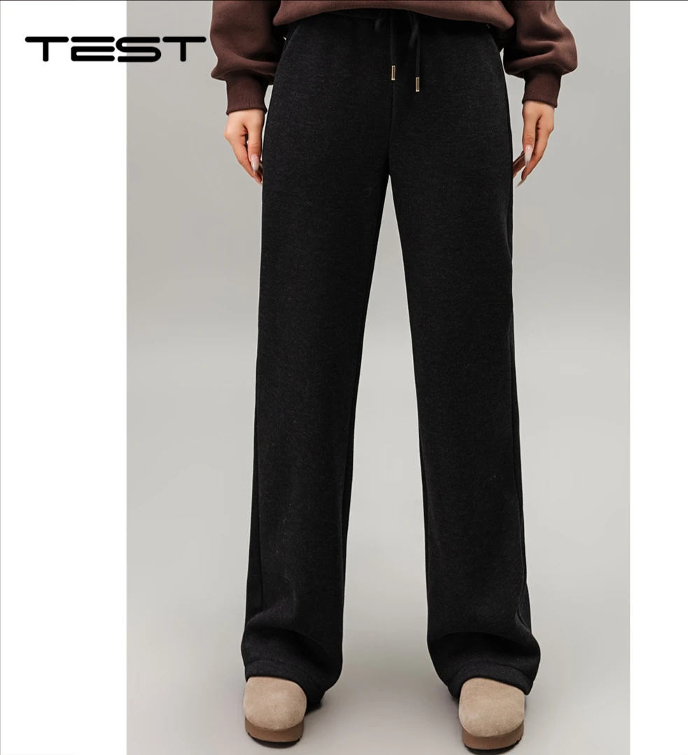 她之蝶冬新款加绒直筒裤3244013