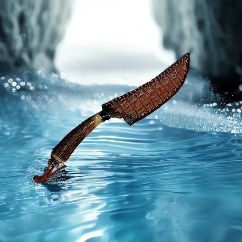 高硬度手工水果刀便携家用锋利刀剔骨野营