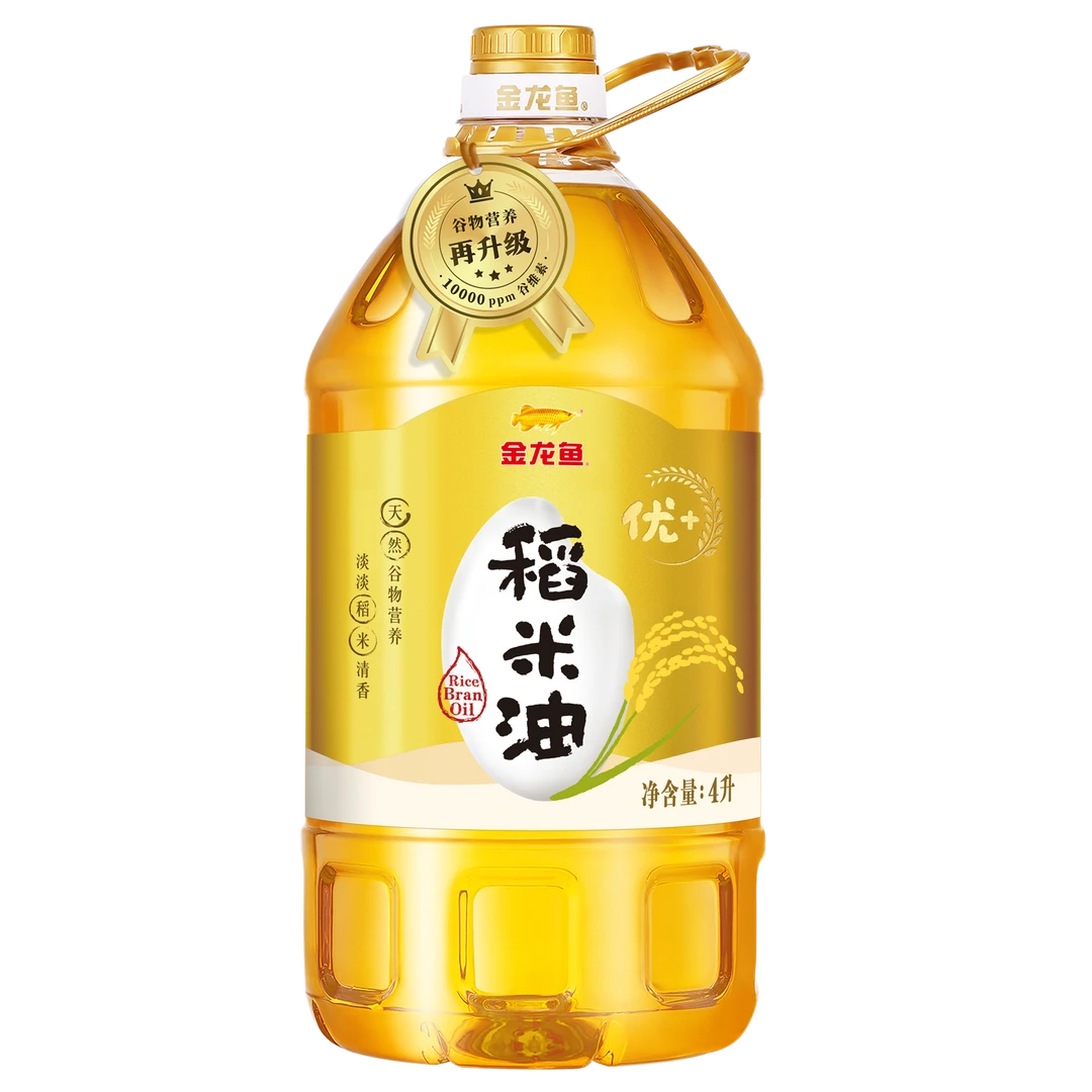 【金龙鱼】优+稻米油4L*2