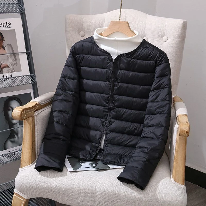 秋冬款冬季轻薄款内胆羽绒服衣女短款2023新款羽绒服女保暖洋气小