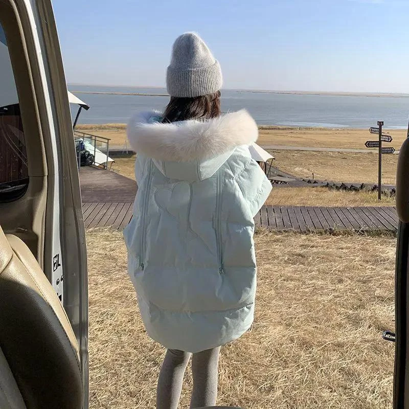 时尚款羽绒羽绒服女2023冬季新款高级感版型好看的小个子面包服外