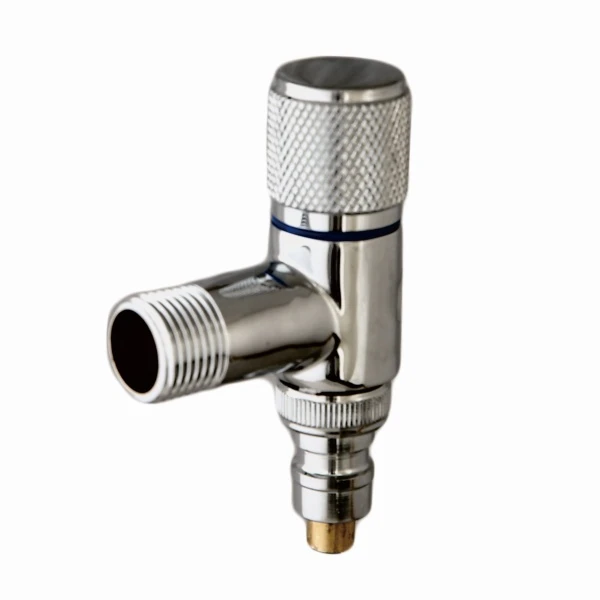 鑫万洲三角洗衣机水龙头滚筒洗衣机专用双头一进二出水龙头全铜