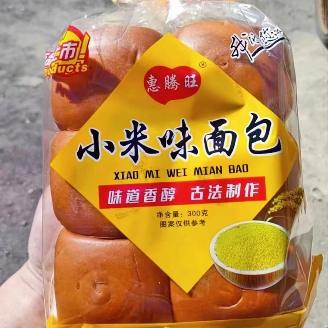 北老式传统小米面包香软面包蛋糕老式面包早餐休闲面包个/包0g笋
