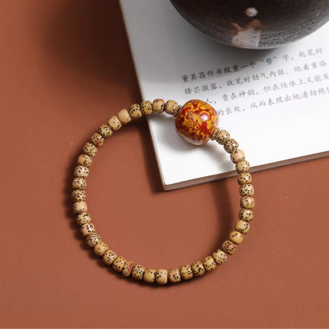 漆珠大漆珠星月款大漆非遗国风手串