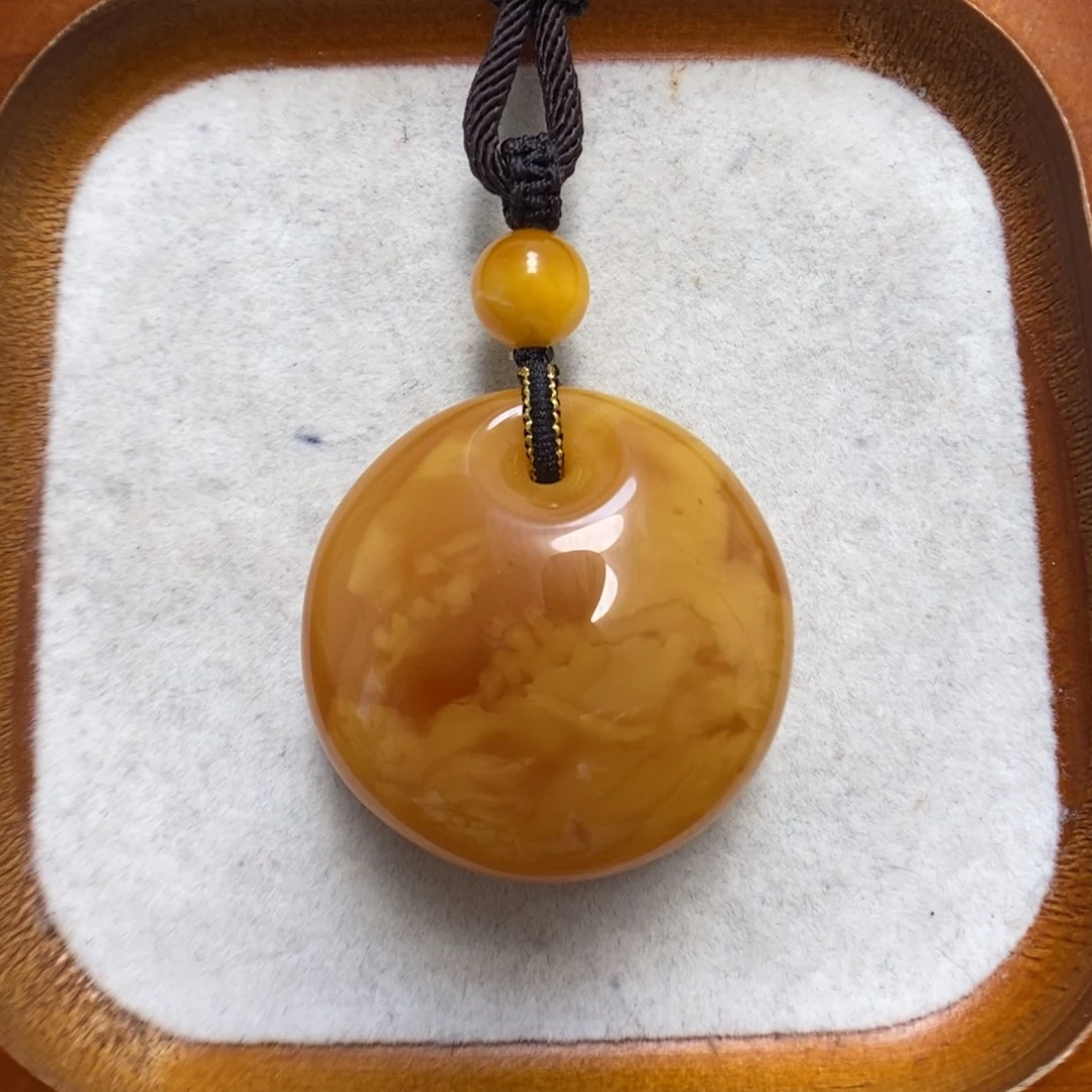 蜜蜡颈饰未镶嵌蜜蜡