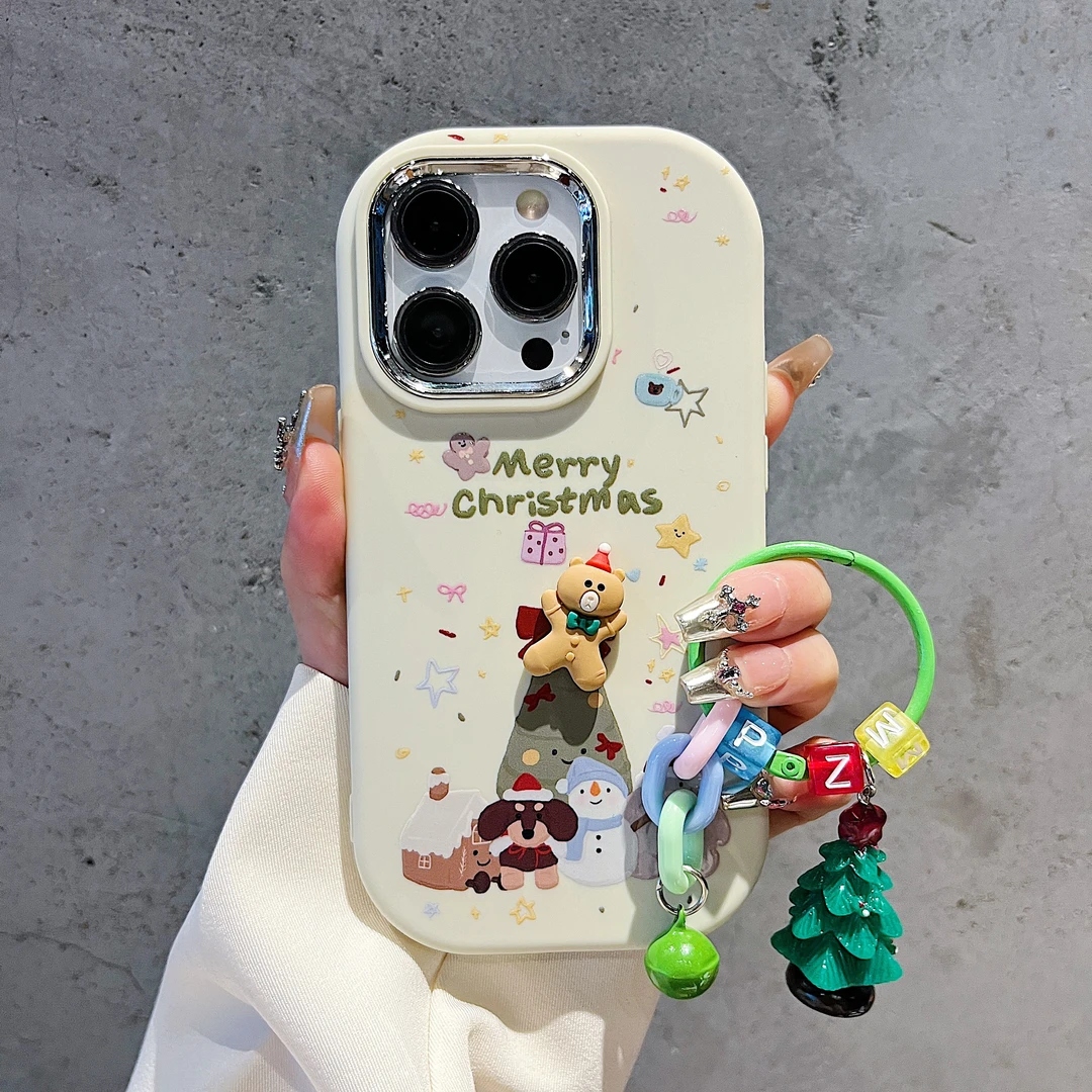 银镜小胖墩适用苹果15/iPhone/华为荣耀手机壳个性mate60Pro爆款