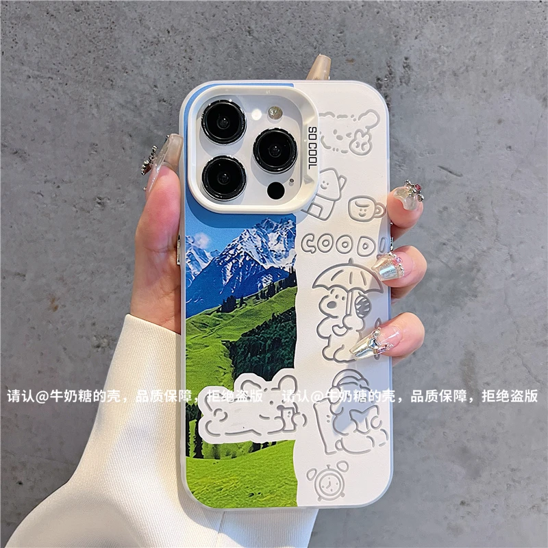 磨砂彩银适用苹果16/iPhone/华为荣耀/OPPO/VIVO/小米手机壳保护