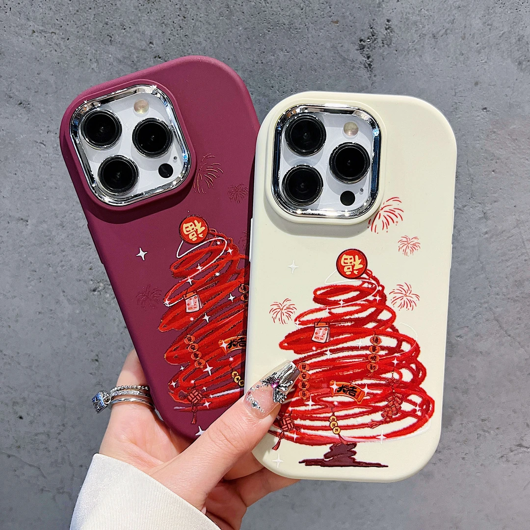银镜小胖墩适用苹果15/iPhone/华为荣耀/oppo手机壳个性mate60Pro