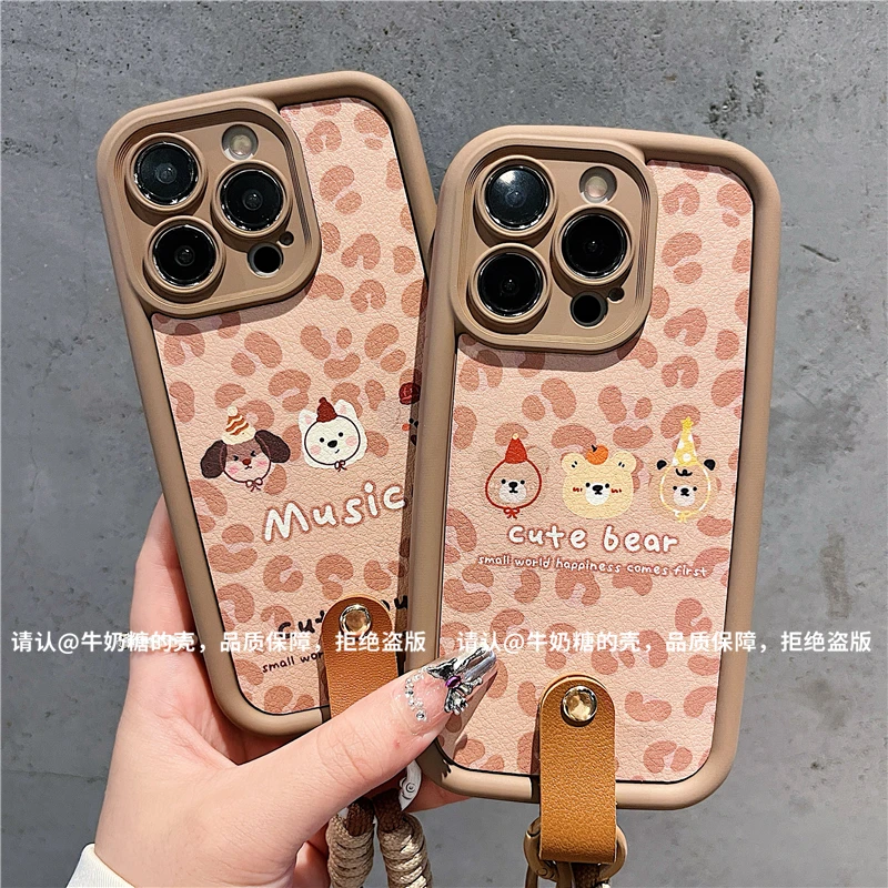 精孔相框皮纹适用苹果15/iPhone/华为荣耀/oppo/vivo/小米手机壳