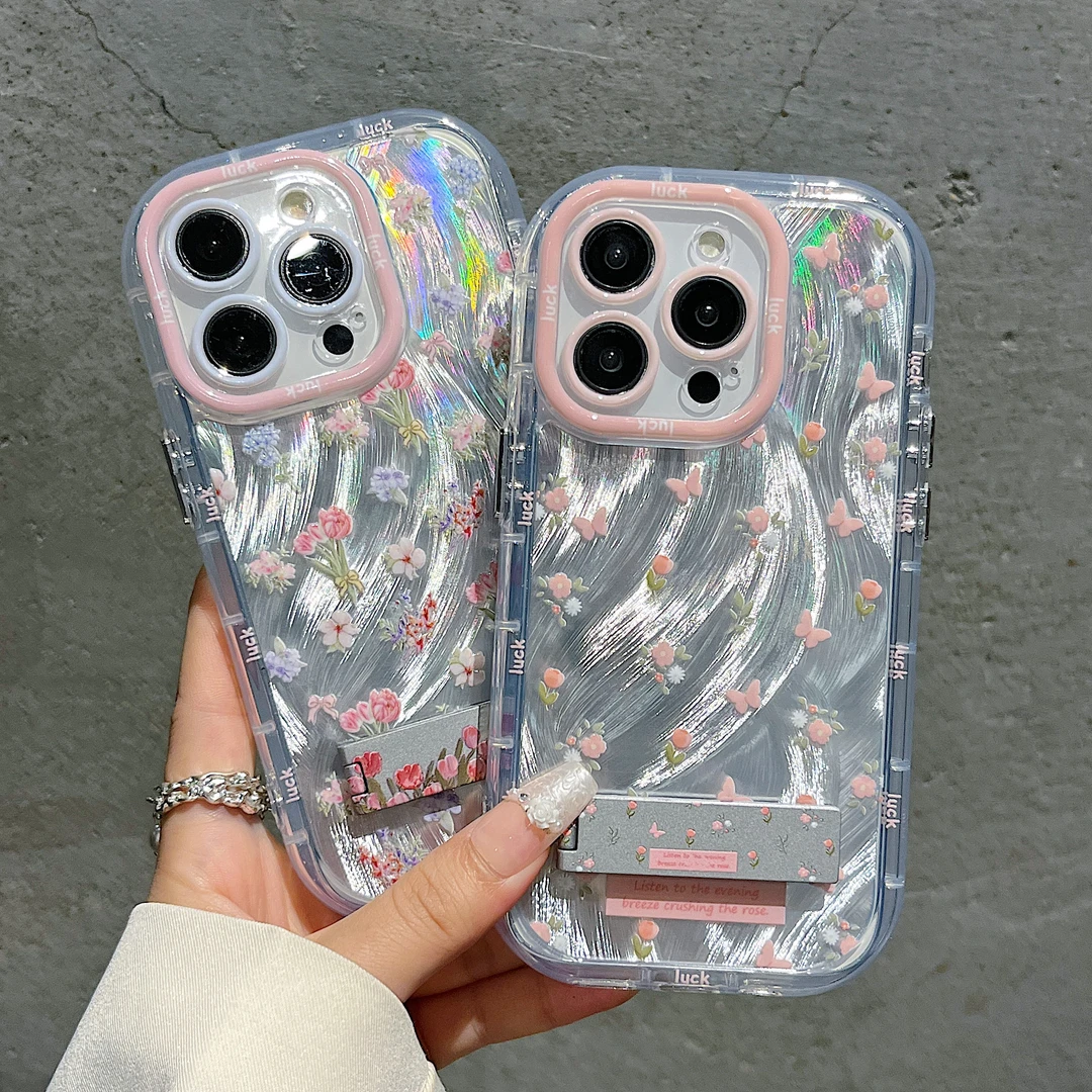 羽纱奶油壳适用苹果15iPhone/华为荣耀/OPPO/VIVO/小米手机壳防摔