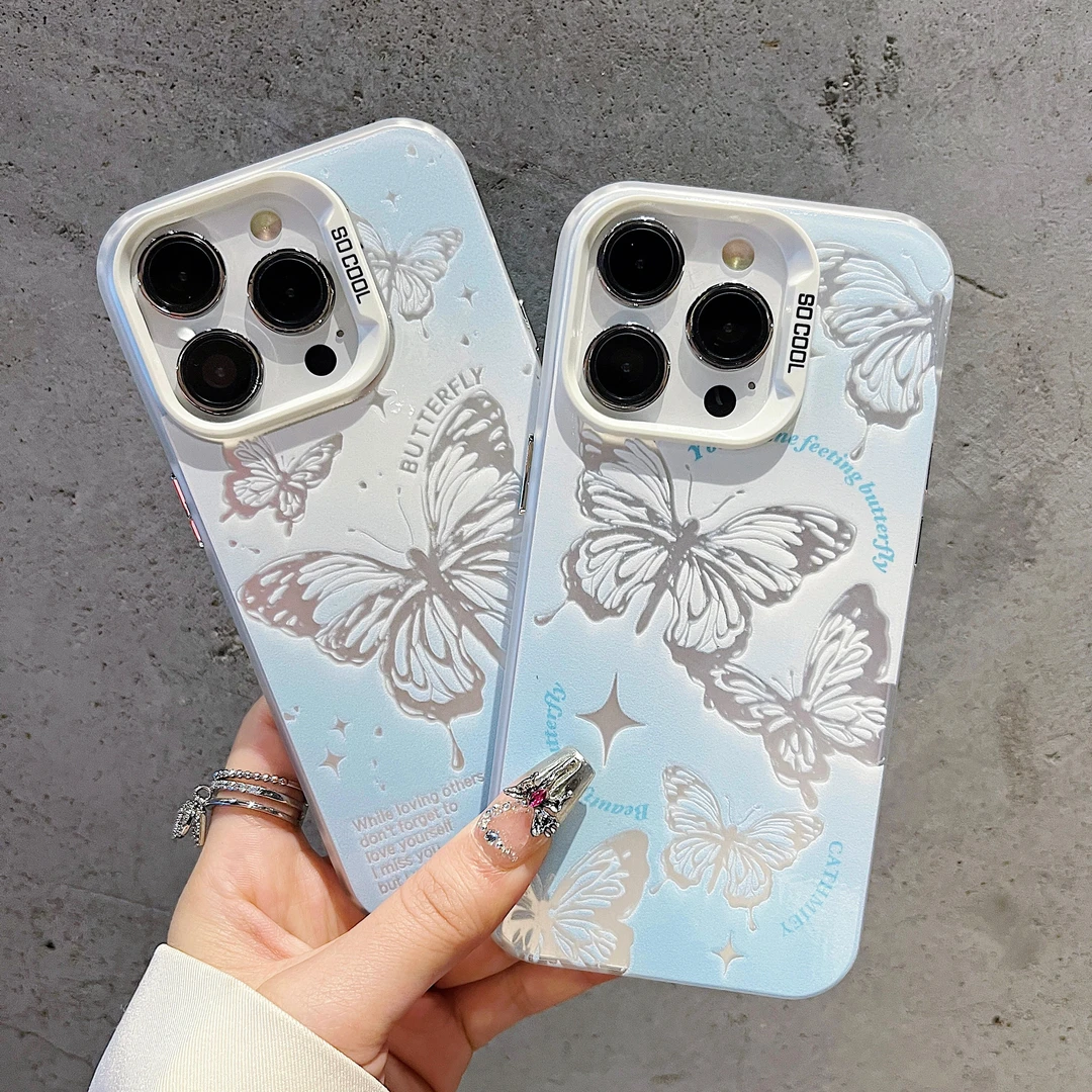 磨砂彩银适用苹果15/iPhone/华为荣耀/OPPO/VIVO/小米手机壳个性