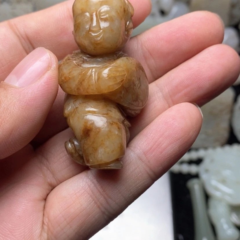 【闪购商品】和田玉挂件未镶嵌好*