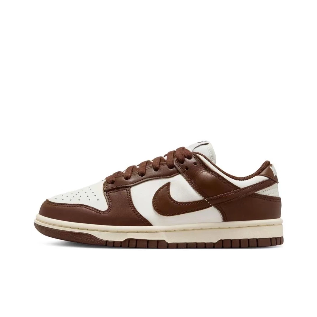 Nike/耐克Dunk Low 女子时尚休闲 板鞋 棕白 DD1503-124