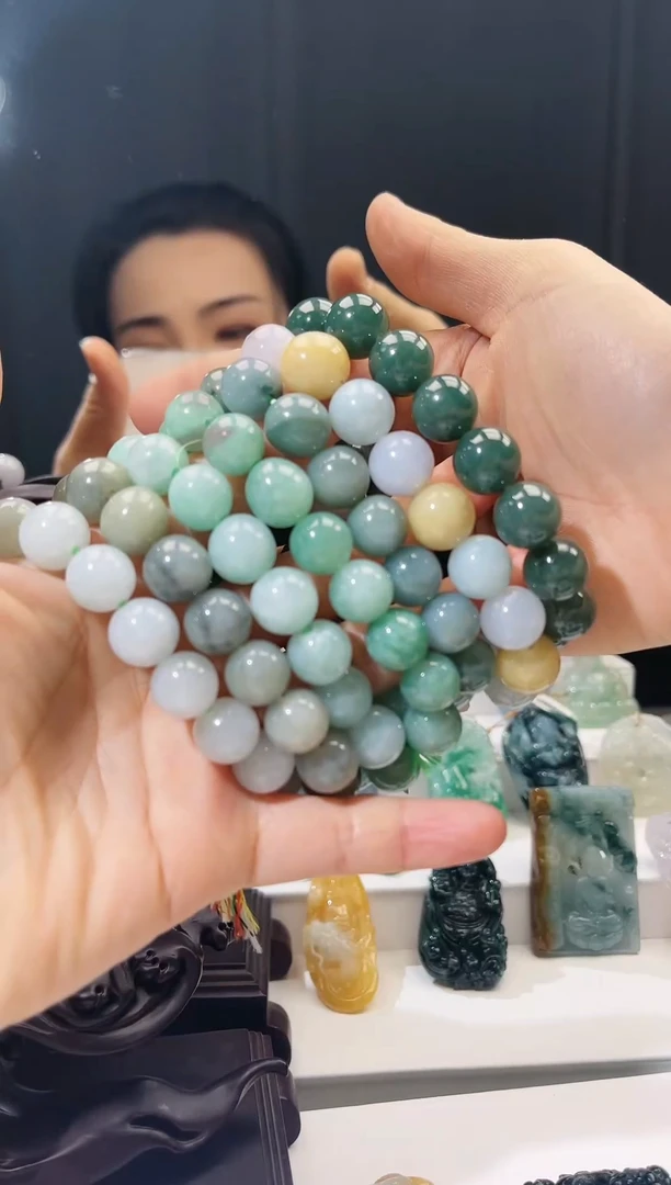 【闪购商品】翡翠手串未镶嵌手串珠