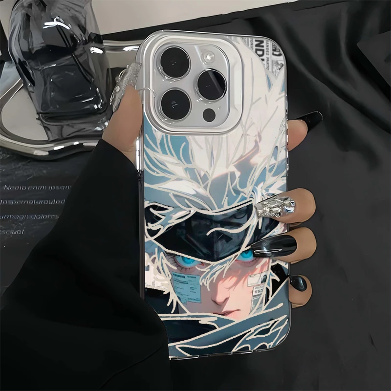 炫酷蓝眼五条悟适用苹果13手机壳iPhone15/14/11华为vivo小米oppo