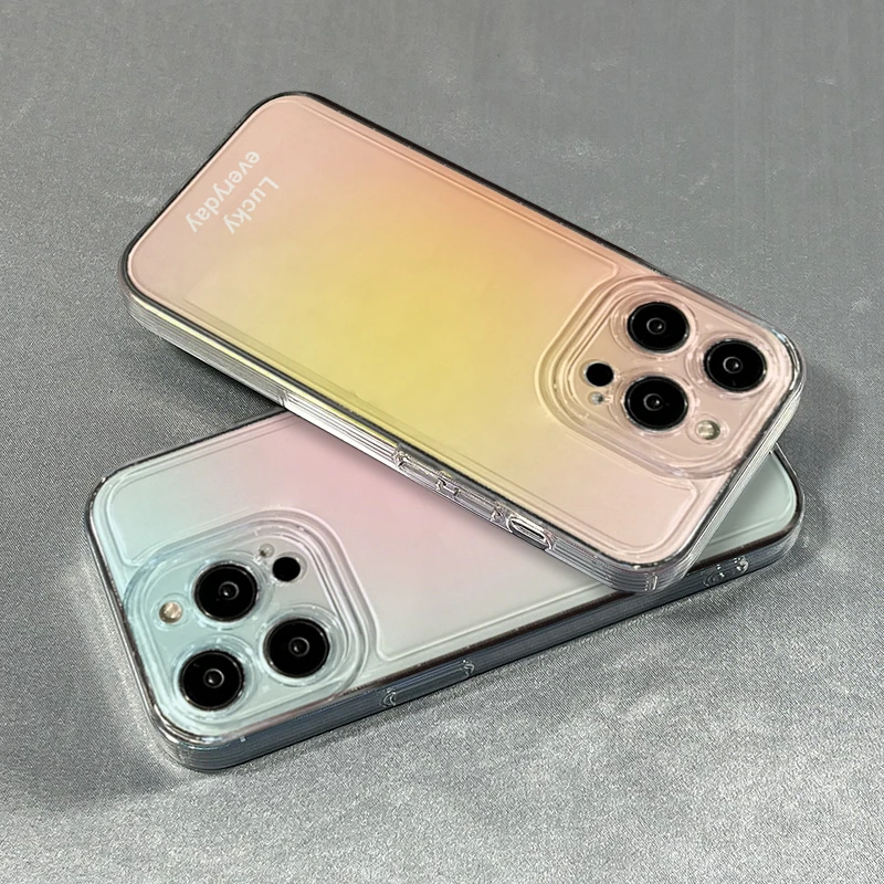 苹果/华为/oppo/vivo/小米渐变晕染iphone14手机壳13/11潮12情侣