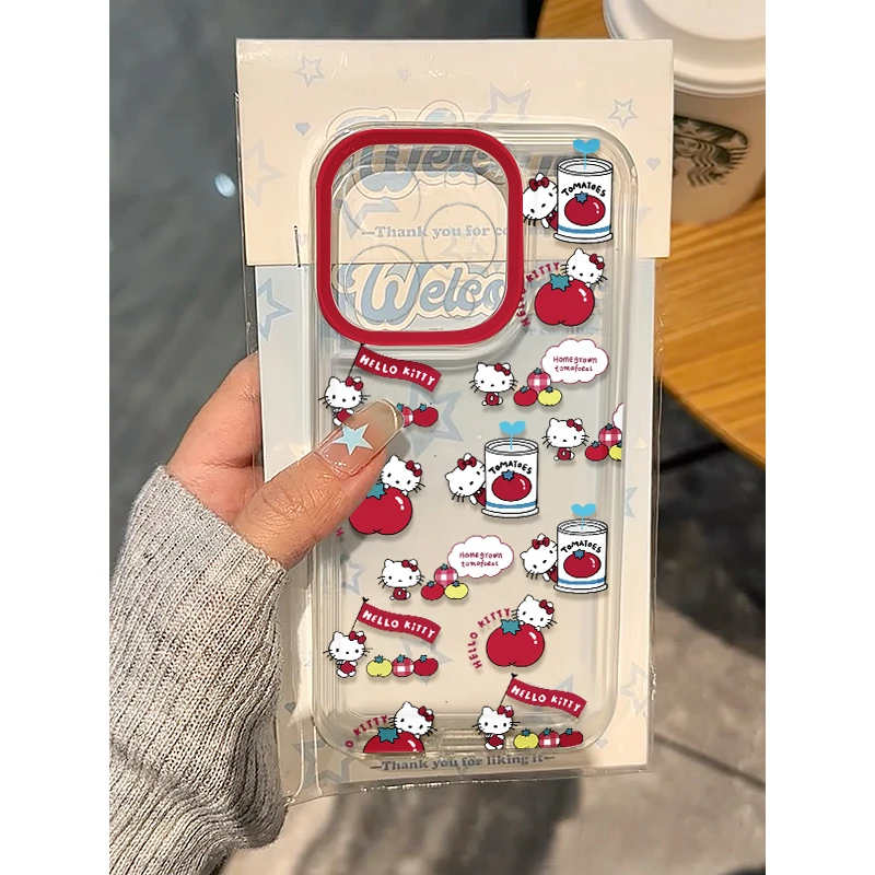 趣味壳韩风ins番茄KT适用iPhone15苹果14手机壳13华为vivo小米opp