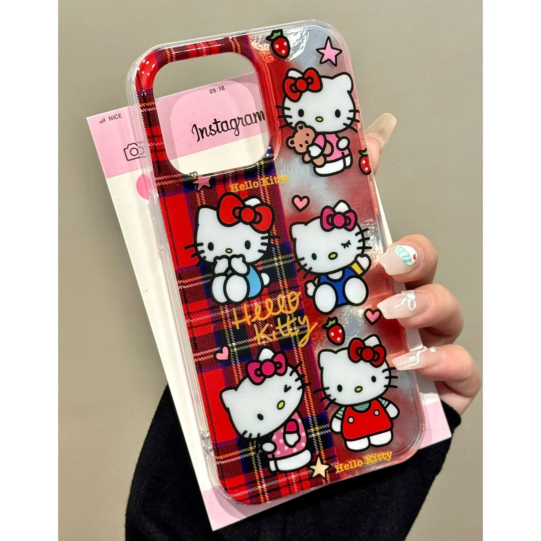 有范壳小众拼接KT适用苹果15手机壳iPhone16复古华为vivo小米oppo