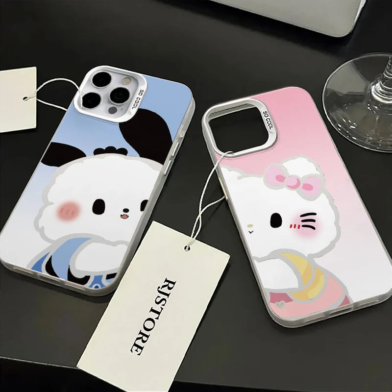 日韩卡通大脸iPhone15/14手机壳12情侣11苹果13华为oppo小米vivo