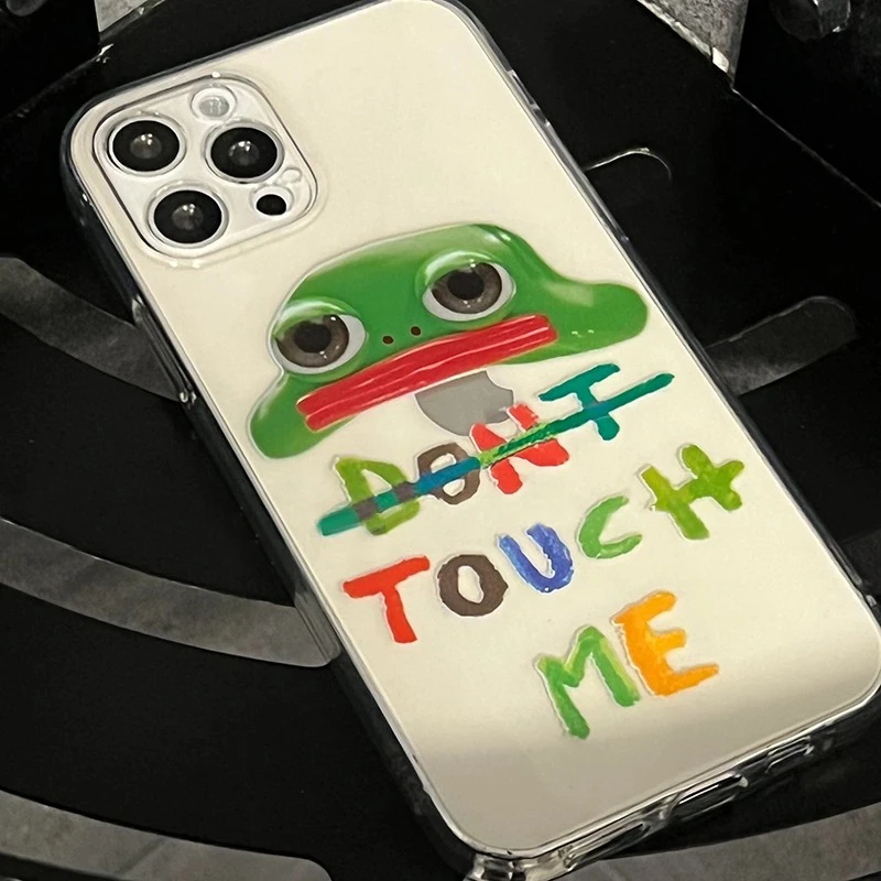 恶搞英文青蛙iPhone15苹果13/14手机壳11软壳12华为vivo小米oppo
