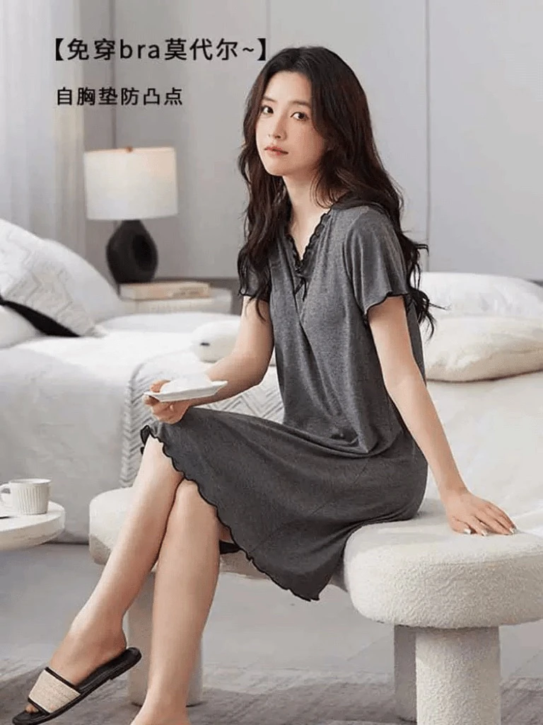 品牌睡衣家居服女款睡裙