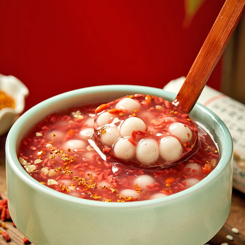 正宗宁波老字号特产 三雪桂花酒酿核桃汤圆267g*3盒