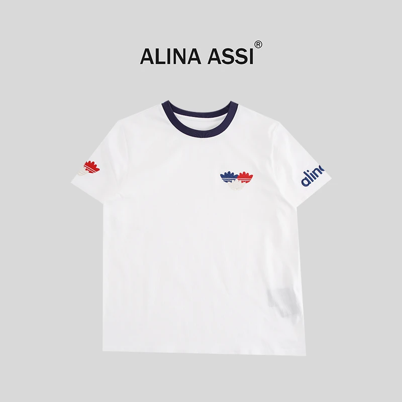 【糯米姐】2025春夏新款百搭时尚T恤简约显瘦短袖上衣Y0180