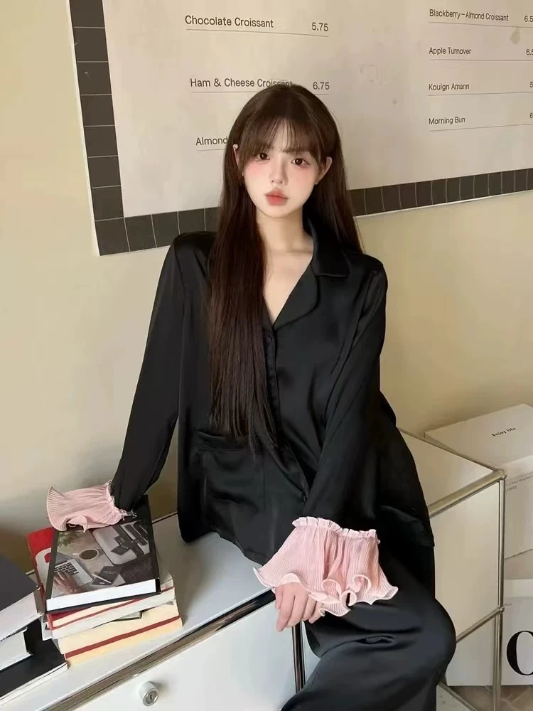 【女主系列】睡衣女春秋款2025新款长袖可外穿氛围感高级感家居服