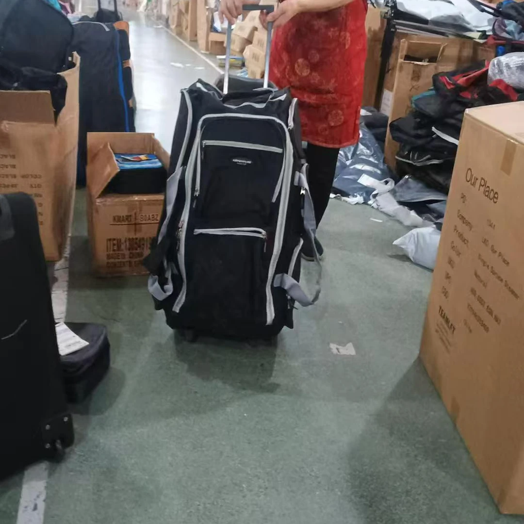 瑕疵污渍无包装轮子黑色拉杆收纳包 搬家神器 发1个32*32*75