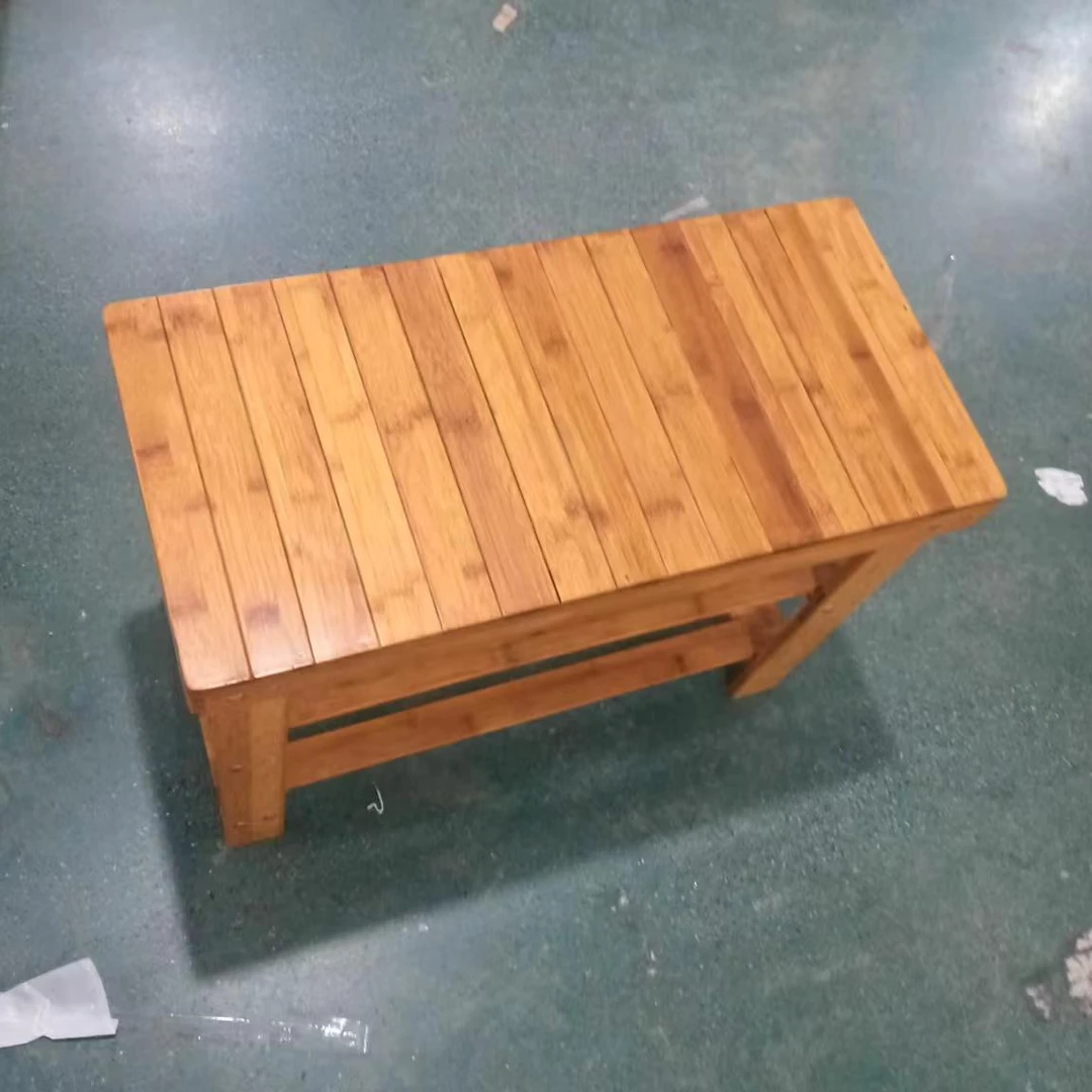 原木竹子70换鞋凳30*70*45 发1个8.6斤需自己组装