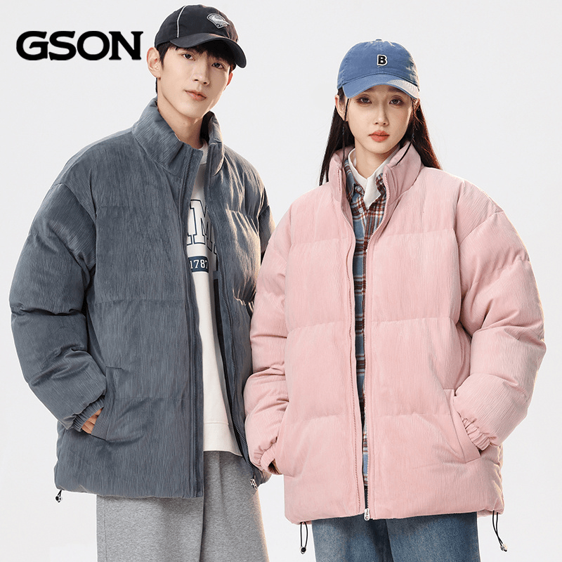 2024新款GSON棉服男女款冬季加厚保暖棉袄子男生棉衣冬装情侣外套