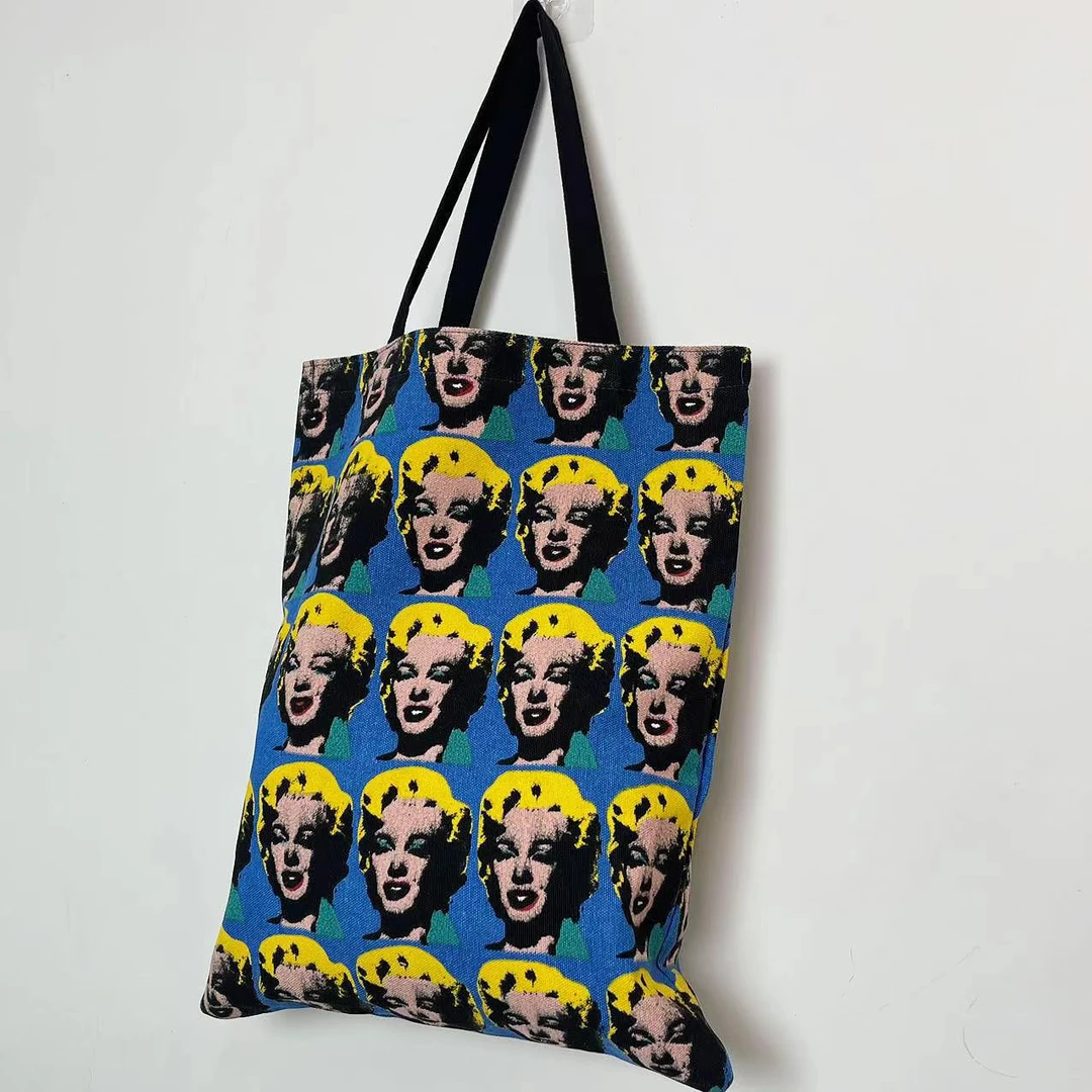 玛丽莲梦露单肩帆布包