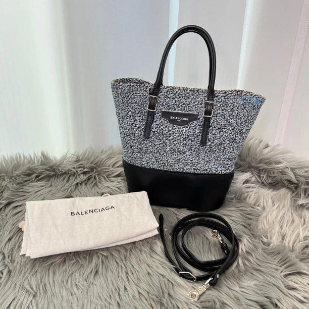 95新 Balenciaga/巴黎世家 菜篮子原肩带原防尘