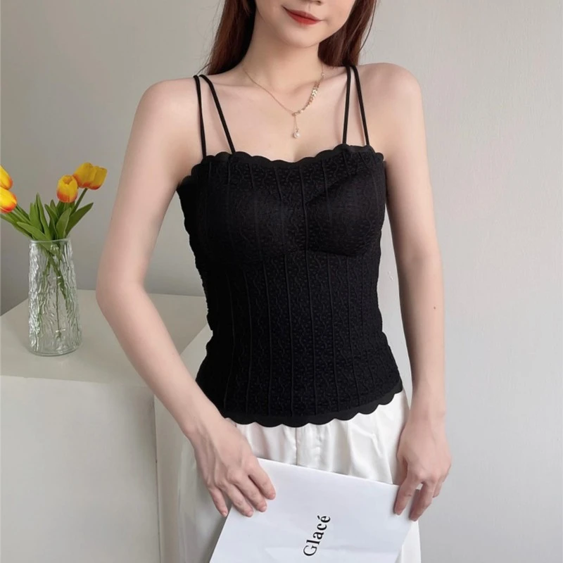 大码蕾丝无痕保暖背心女磨毛春新款带胸垫防寒秋冬保暖内衣女聚拢