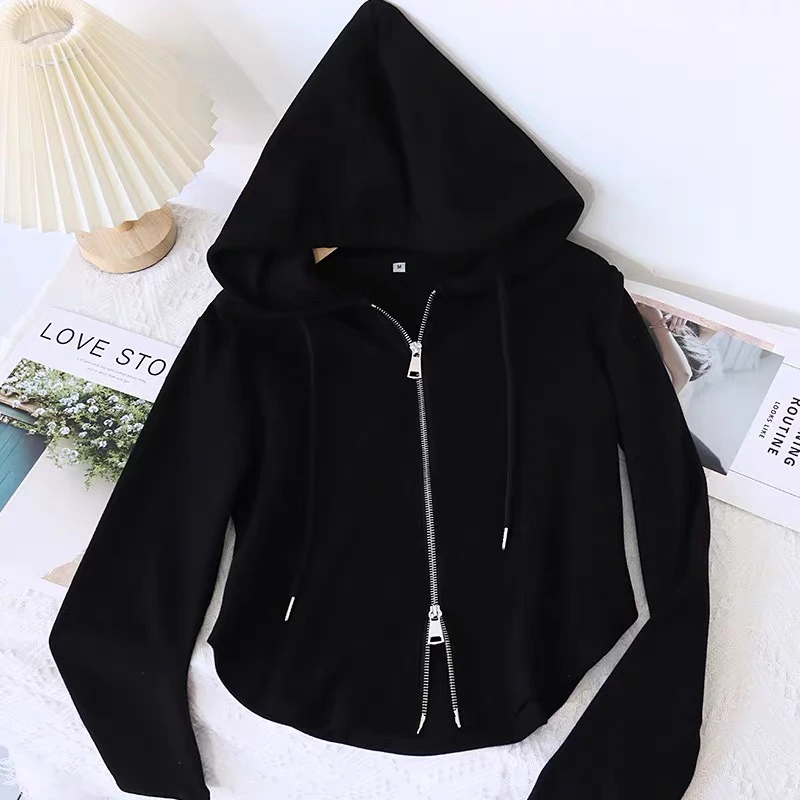 萍萍➕连帽款双头拉链开衫