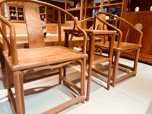 安思远垂手椅，材质：缅甸花梨。款式，1:1原款复刻，做工精致