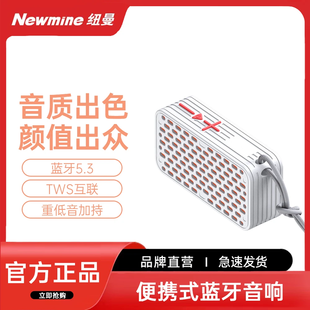 Newmine/纽曼BT36桌面蓝牙音响小型TWS互联蓝牙5.3多的可选